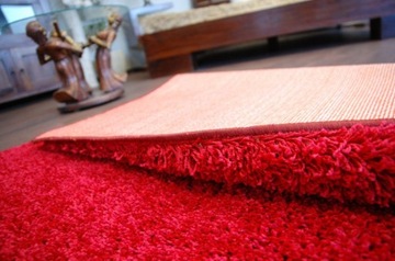 GRUBY DYWAN SHAGGY 5cm 300x400 cm bordo @10495