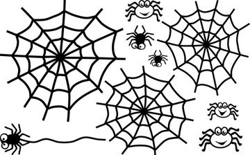 наклейки SPIDER WEBS Человек-Паук - УЗОРЫ ЦВЕТА