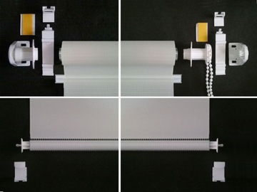 Рулонная штора ДЕНЬ НОЧЬ 57x150 - 27 цветов, разные размеры