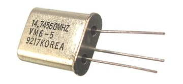 Rezonator kwarcowy 14.74560 MHz 3-nóżki - 10 sztuk