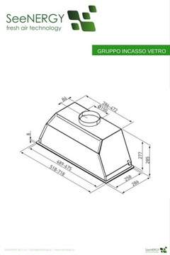 Капюшон для лечения SeeNERGY GRUPPO INCASSO VETRO 52 BL