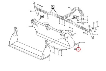 КРОКОДИЛ ШТИФТ VOLVO BL71 11888216