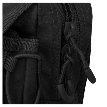 Сумка HEXTAC BELT MOLLE POUCH MIL-TEC POCKET, ЧЕРНЫЙ