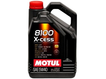 MOTUL 8100 X-CESS OIL 5W40 5 ЛИТРОВ