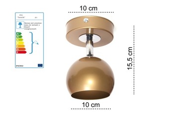 Потолочный светильник ZD1 золотой GU10 LED SPOT LOFT Skylight