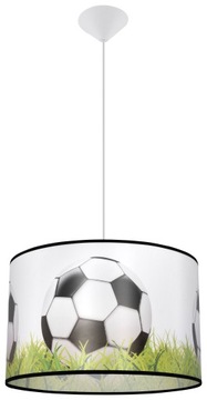 LAMPA WISZĄCA SUFITOWA ABAŻUR DLA DZIECI FOOTBALL POKÓJ DZIECIĘCY