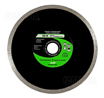 Tarcza diamentowa do cięcia ceramiki glazury gresu 180 x 22,23 TEDIAM