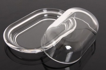 Масленка со стеклянной крышкой/контейнер для масла 19,5х13х6 см/Орион