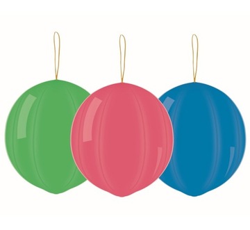 Balony z gumką do odbijania PIŁKI mix 45cm 3szt