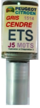 CITROEN PEUGEOT ETS GRIS CENDRE LAKIER SAMOCHODOWY ZAPRAWKA DO RYS 10 ML
