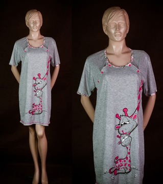 Koszula Koszulka nocna ciążowa karmienia L/XL