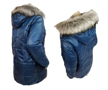 PŁASZCZYK ZIMOWY OCIEPLANY KURTKA ZIMOWA 2XL 48 50