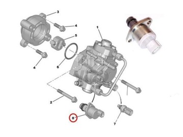 РЕГУЛЯТОР ДАТЧИКА ДАВЛЕНИЯ ПЕРЕМЫЧКА BOXER 2.2HDI 06