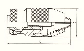 Самозажимной сверлильный патрон B18 1-16 мм.