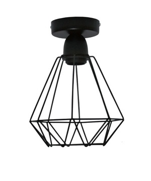 Nowoczesny plafon lampa druciana retro loft edison