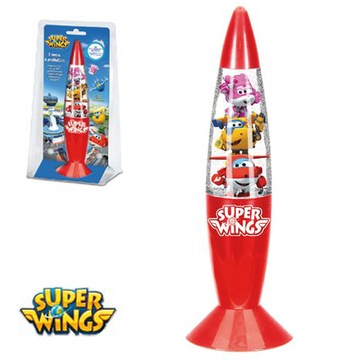 SUPER WINGS Lampka LED Kula śnieżna SHAKE&SHIN