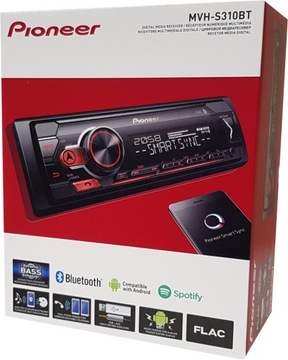 АВТОМОБИЛЬНАЯ РАДИО PIONEER MVH-S300BT с Bluetooth и MP3