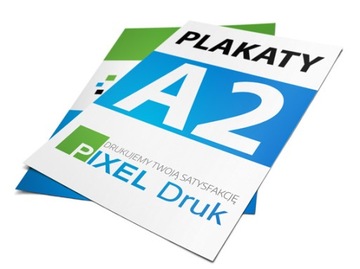 PLAKATY PLAKAT A2-2szt Jakość FOTO -180g - DRUK 24