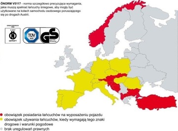 ЦЕПИ СБРОСА НА КОЛЕСА 225/55R16 225/60R16 215/55R17 235/40R18