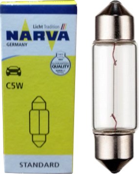 NARVA 12V 5W rurka 35mm C5W żarówki 10szt 17125