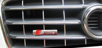 фото ориг. №2, Emblem logo s-line audi lattice s-line gloss chrome