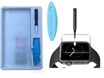 SZKŁO 5D LAMPA UV LED FULL GLUE DO APPLE WATCH 4
