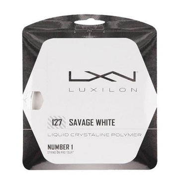 NACIĄG DO TENISA LUXILON SAVAGE WHITE 12m 1,27mm