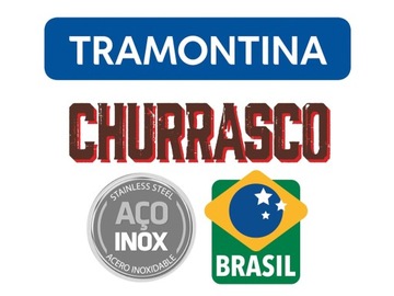 TRAMONTINA 6x BROWN ножей для стейка - JUMBO POLYWOOD