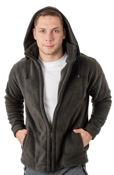 Polar Męski Bluza Polarowa Męska MAX01 XXL grafit