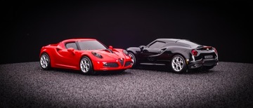 Alfa Romeo 4C biały samochód mysz komputerowa Auto