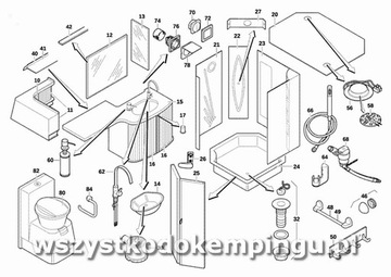 Монтажная гайка для насоса в водяном баке DIN 96