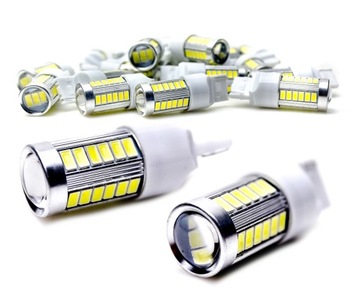 Żarówka LED W21W T20 7440 CanBus z Soczewką Ultra