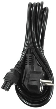 kabel zasilający laptop notebook koniczynka 1,5m