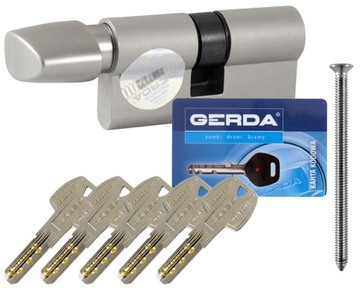 Wkładka z gałką 80/45 PRO system nikie C 6.2 GERDA