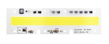 Dioda LED COB 100W zimny biały 220V
