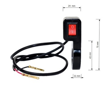 Мотоциклетный переключатель ВКЛ/ВЫКЛ 22 мм