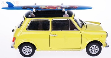 MINI COOPER 1300 С ДОРОЖКОЙ МЕТАЛЛ МОДЕЛЬ WELLY 1:24