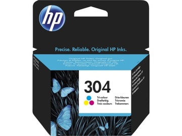 2x HP 304 DESKJET INK 2620 2630 3720 3730 2632