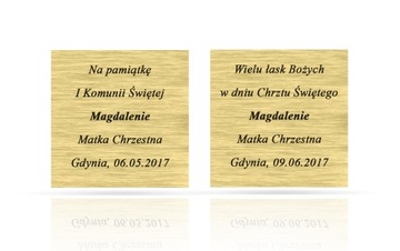 Золотой набор причастия крещения Медали Цепь