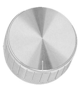 GAŁKA do potencjometru SREBRNA 30mm FV (4045)