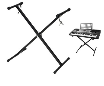 STOJAK STATYW KEYBOARD ORGANY KLAWISZE _ Z PASKAMI