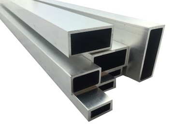 Aluminiowa Rura Prostokątna 120mm x 20mm x 2mm- 2m
