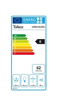 КУХОННАЯ ВЫТЯЖКА TOFLESZ LINEA GLASS 60СМ СВЕТОДИОДНАЯ ЛЕНТА!!