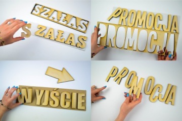 3D надписи слова из дерева - буквы на стену 3-9 см.