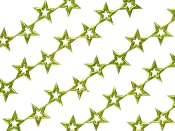 Aplikacje Ozdobne 0,5m Gwiazdka Pusta Pistacja