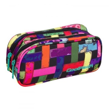 Piórnik dwukomorowy Coolpack Clever A299Ribbon Gri