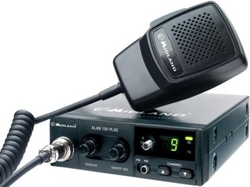 CB RADIO MIDLAND ALAN 100 PLUS PL AM FM SQ ВИЛКА 4 Вт