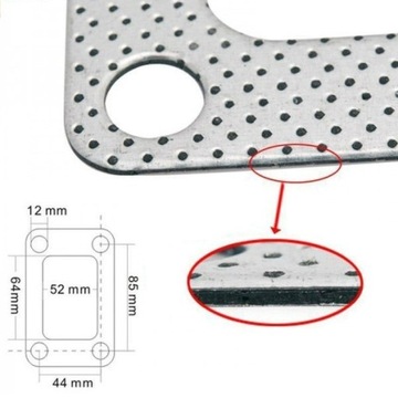 ПРОКЛАДКА ТУРБО T3 T4 T35 T38 GT35 GT38