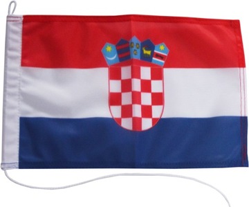 Flaga Chorwacji Chorwacja Bandera Jachtowa 45x30cm