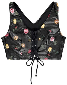 TEZENIS BIUSTONOSZ FLORAL LEATHERETTE M -38